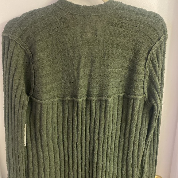 LAST ONE 😫NWT Anthropologie PILCRO Gauzy DUSTER long cardigan 💚 - Picture 5 of 10